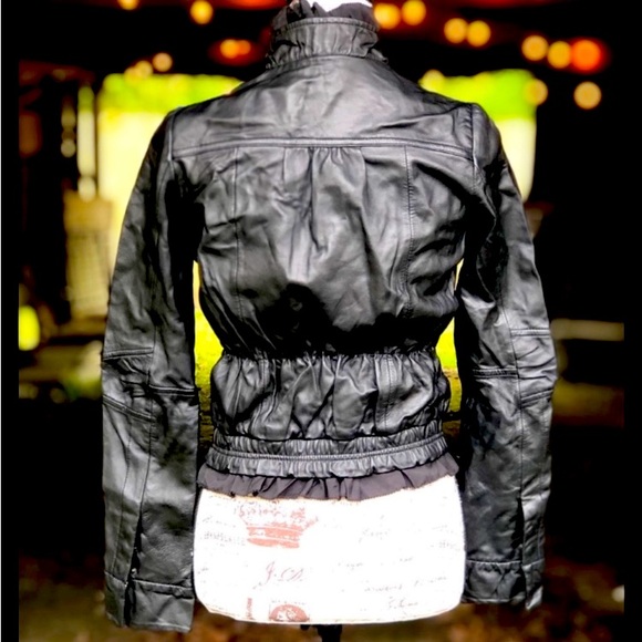 Real Leather MM Couture Crop Jacket—Buttery Soft - Great Condition! - Picture 2 of 9